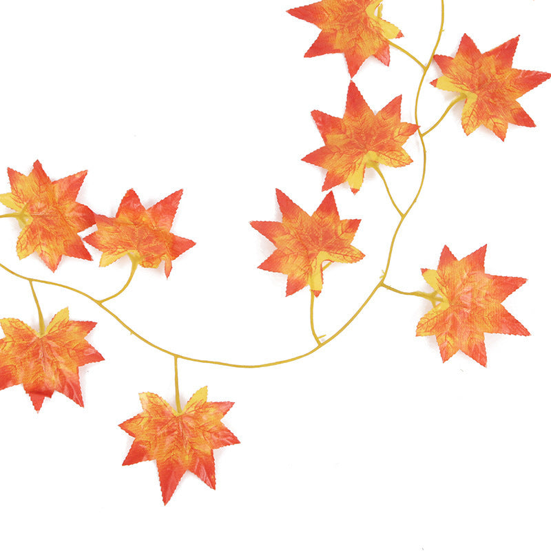 Simulation Green Leaf Vine Grape Leaf Wall Hanging Home Decoration